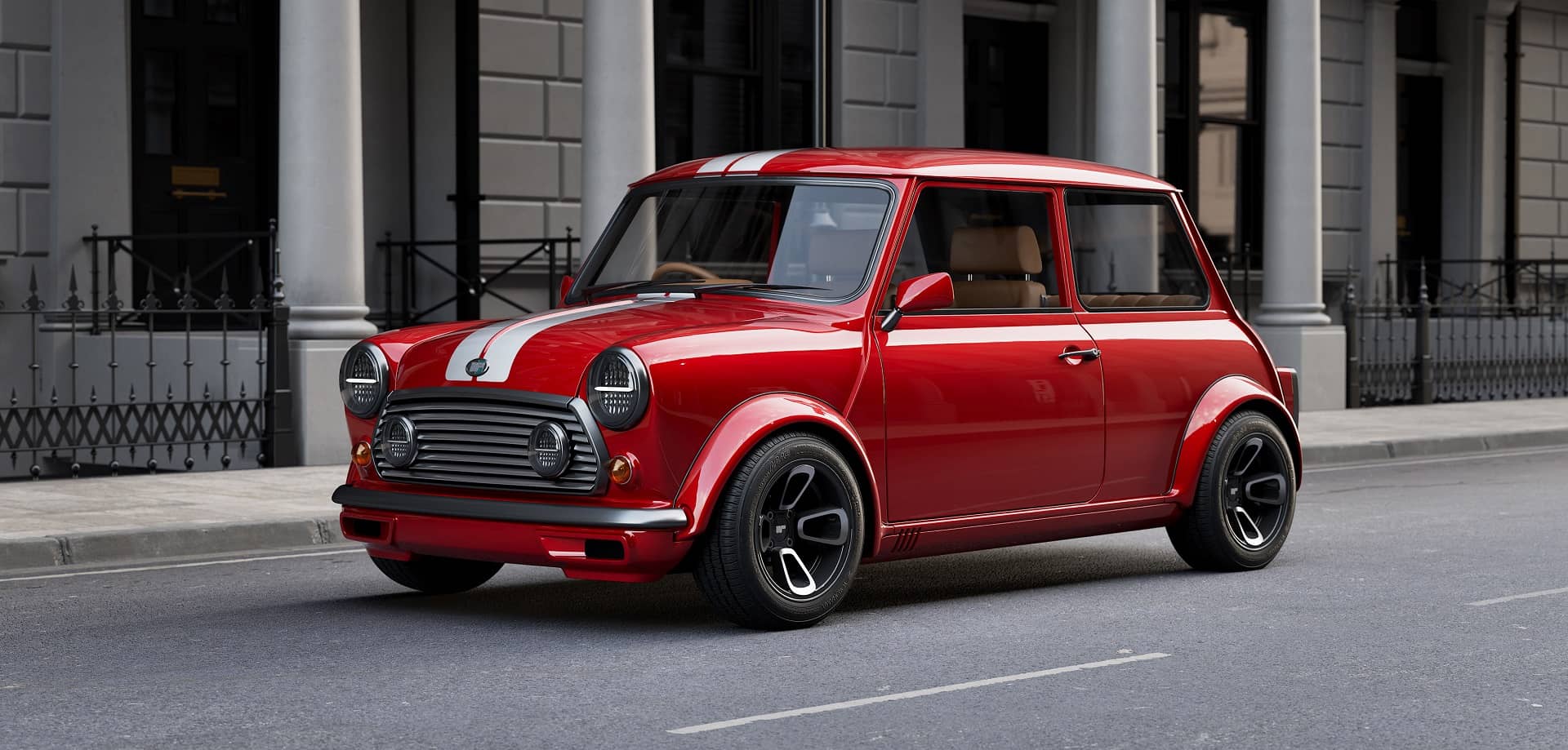 Wood & Pickett Mini Car in red