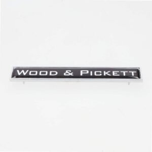 Badge Boot Wood & Pickett Black/chrome - WP25060