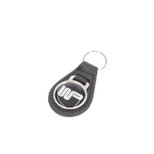 WOOD & PICKETT KEY FOB ROUND WP LOGO BLACK - WP25094