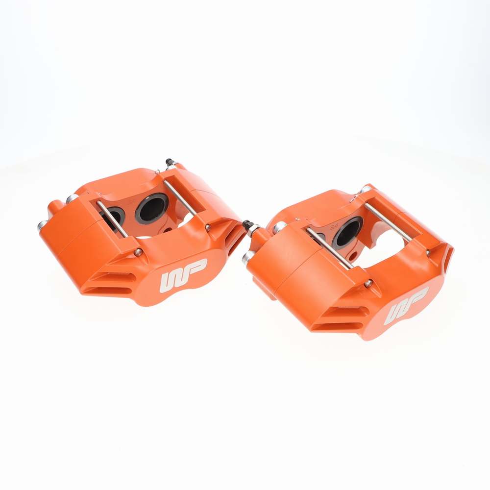 CALLUM ORANGE 4 POT BRAKE CALIPER SET TO SUIT 8.4 DISC – WP25098