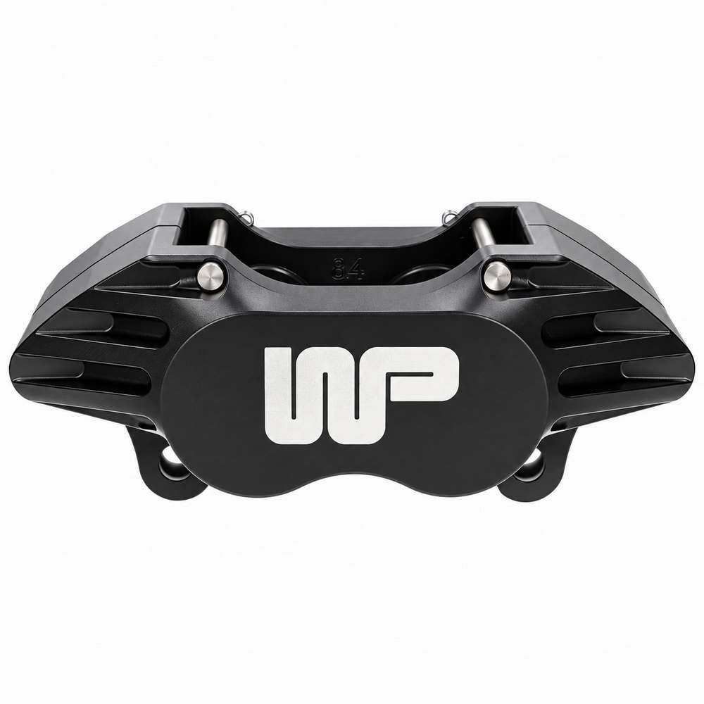 GRAPHITE BLACK 4 POT BRAKE CALIPER SET TO SUIT 8.4 DISC – WP25111